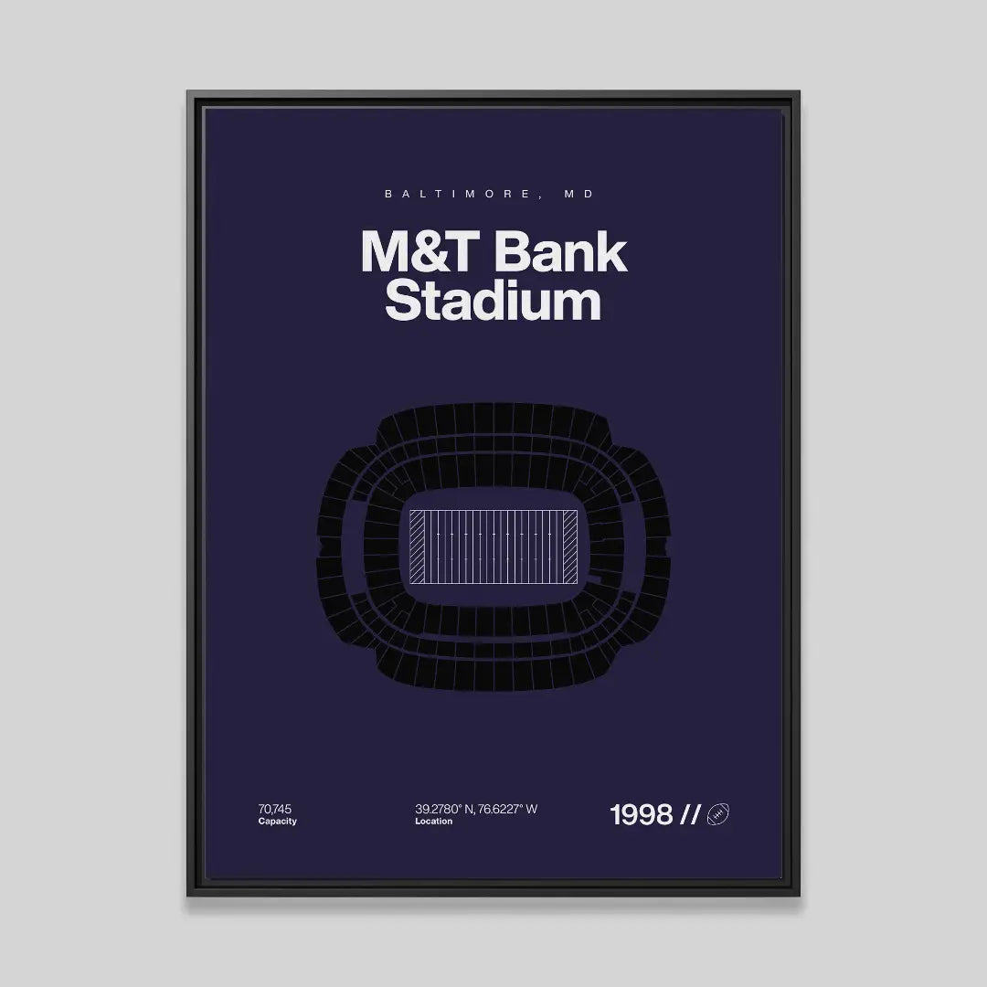 Baltimore Football Stadium Bold