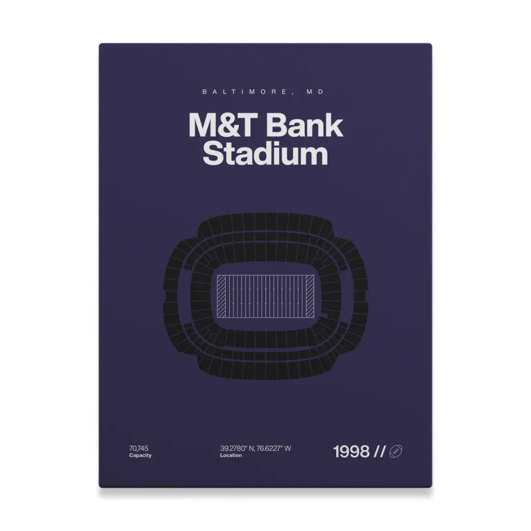 Baltimore Football Stadium Bold