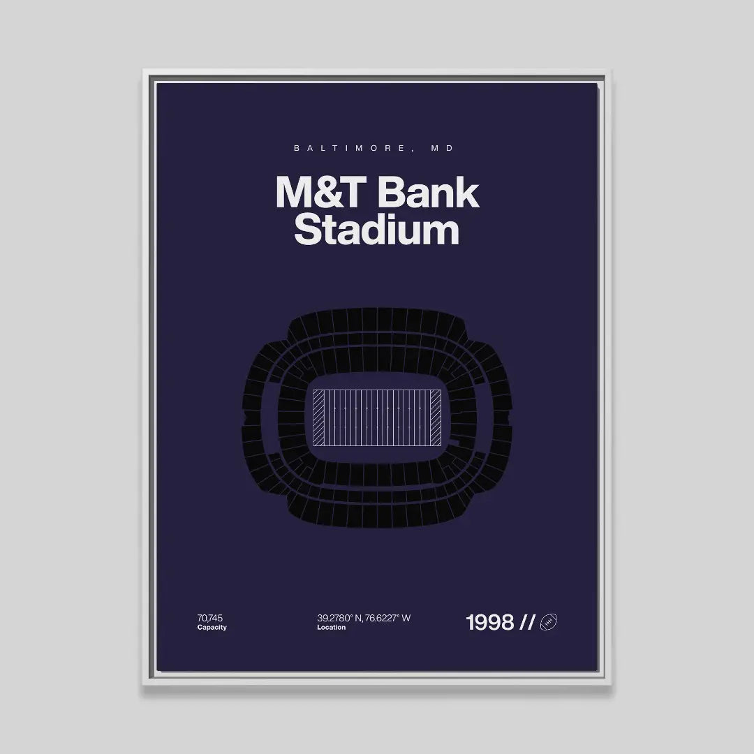 Baltimore Football Stadium Bold