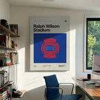 Buffalo Retro Football Stadium