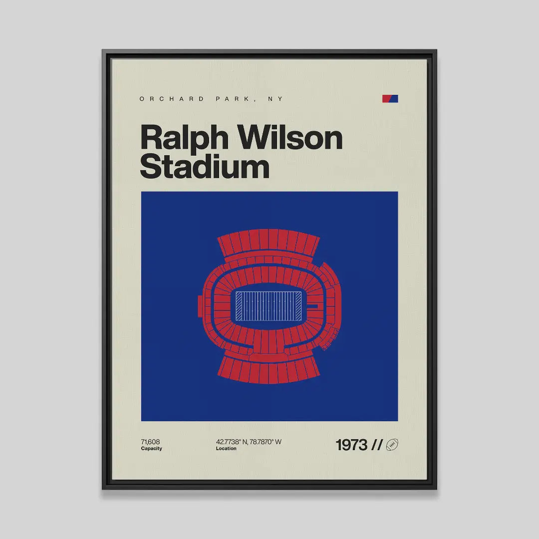 Buffalo Retro Football Stadium