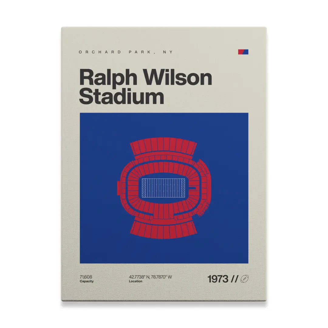 Buffalo Retro Football Stadium