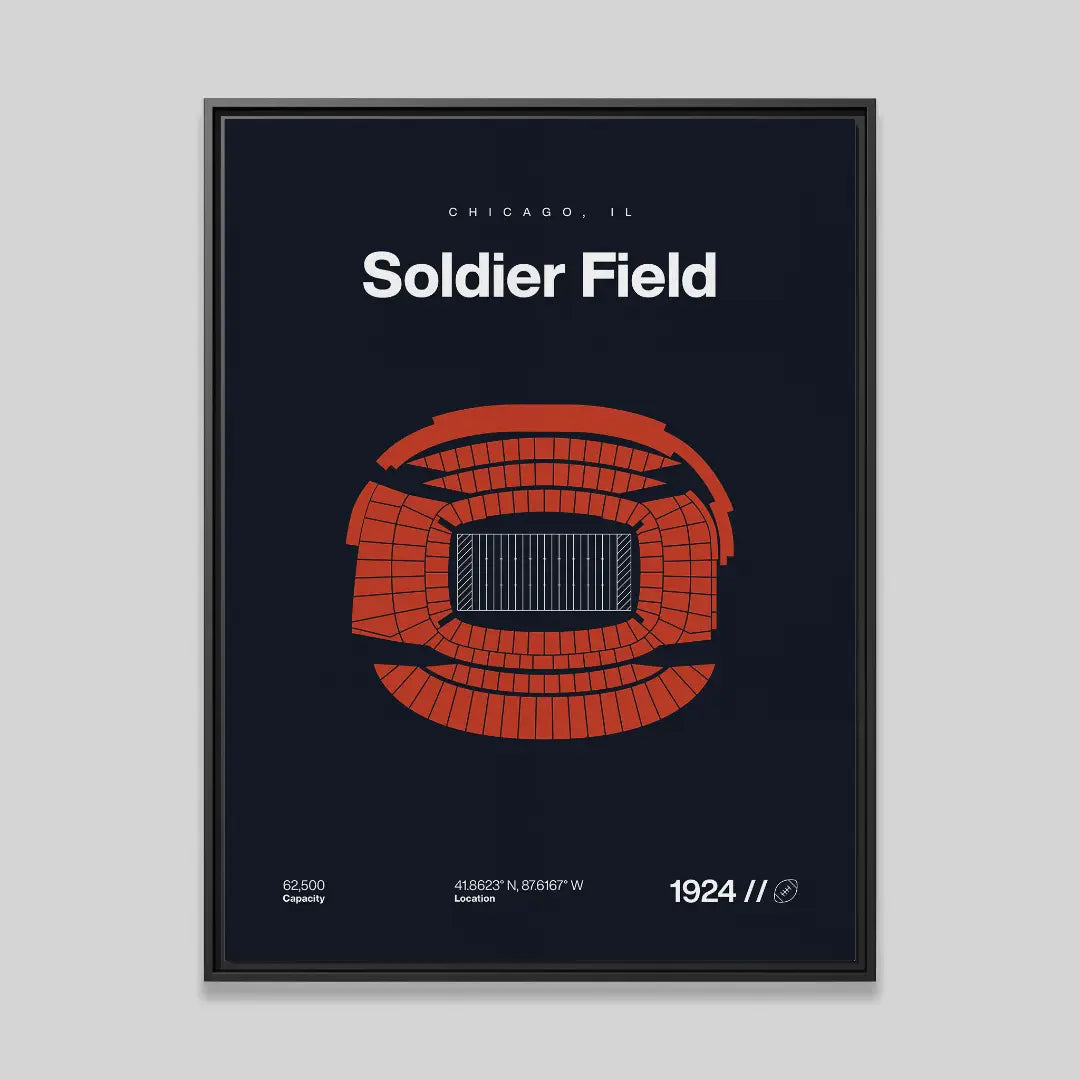 Chicago Football Stadium Bold