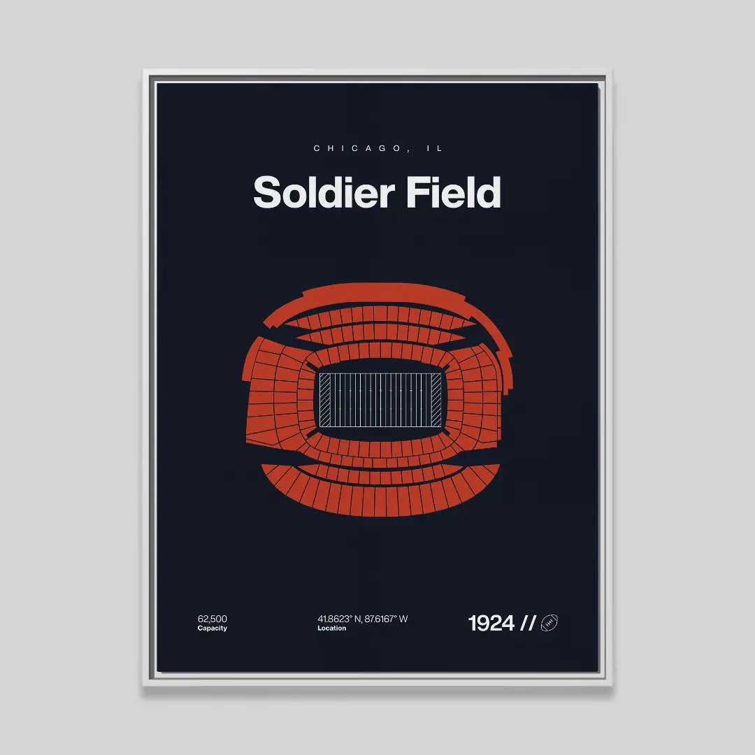 Chicago Football Stadium Bold