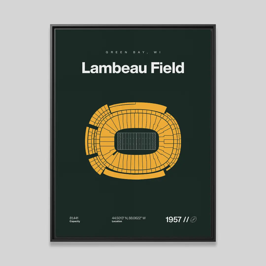 Green Bay Football Stadium Bold