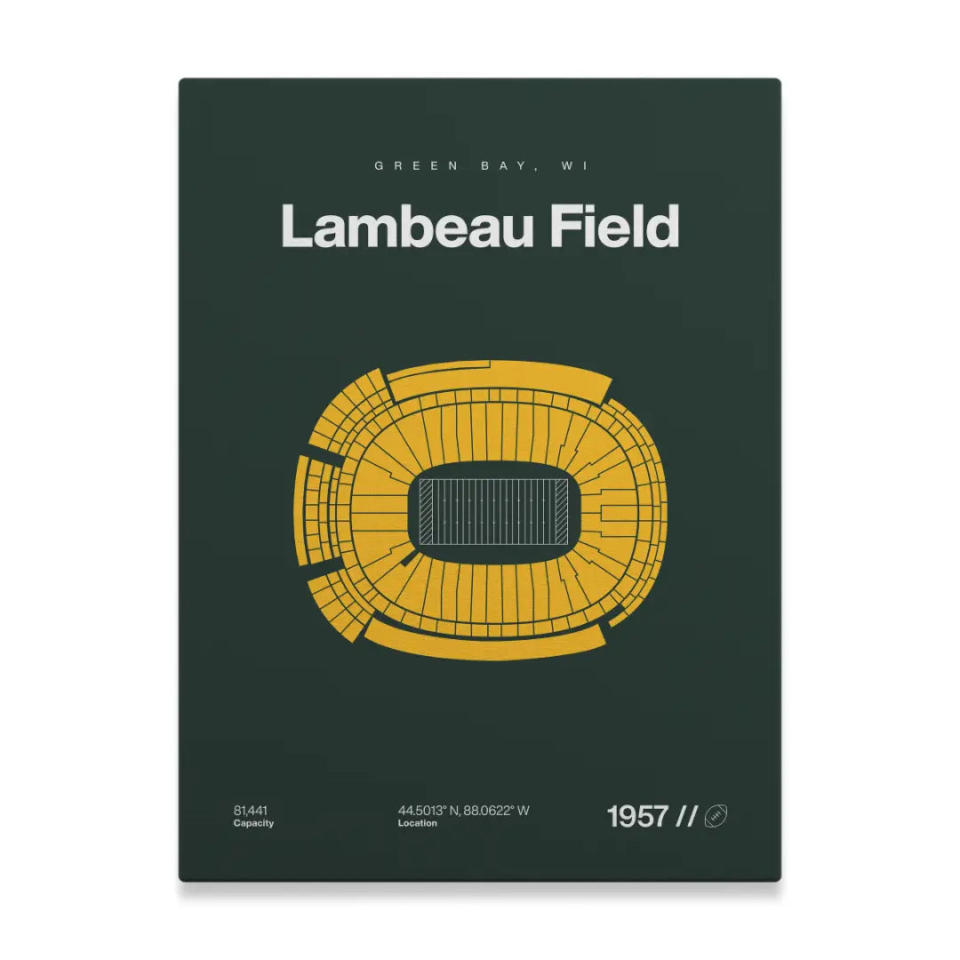 Green Bay Football Stadium Bold