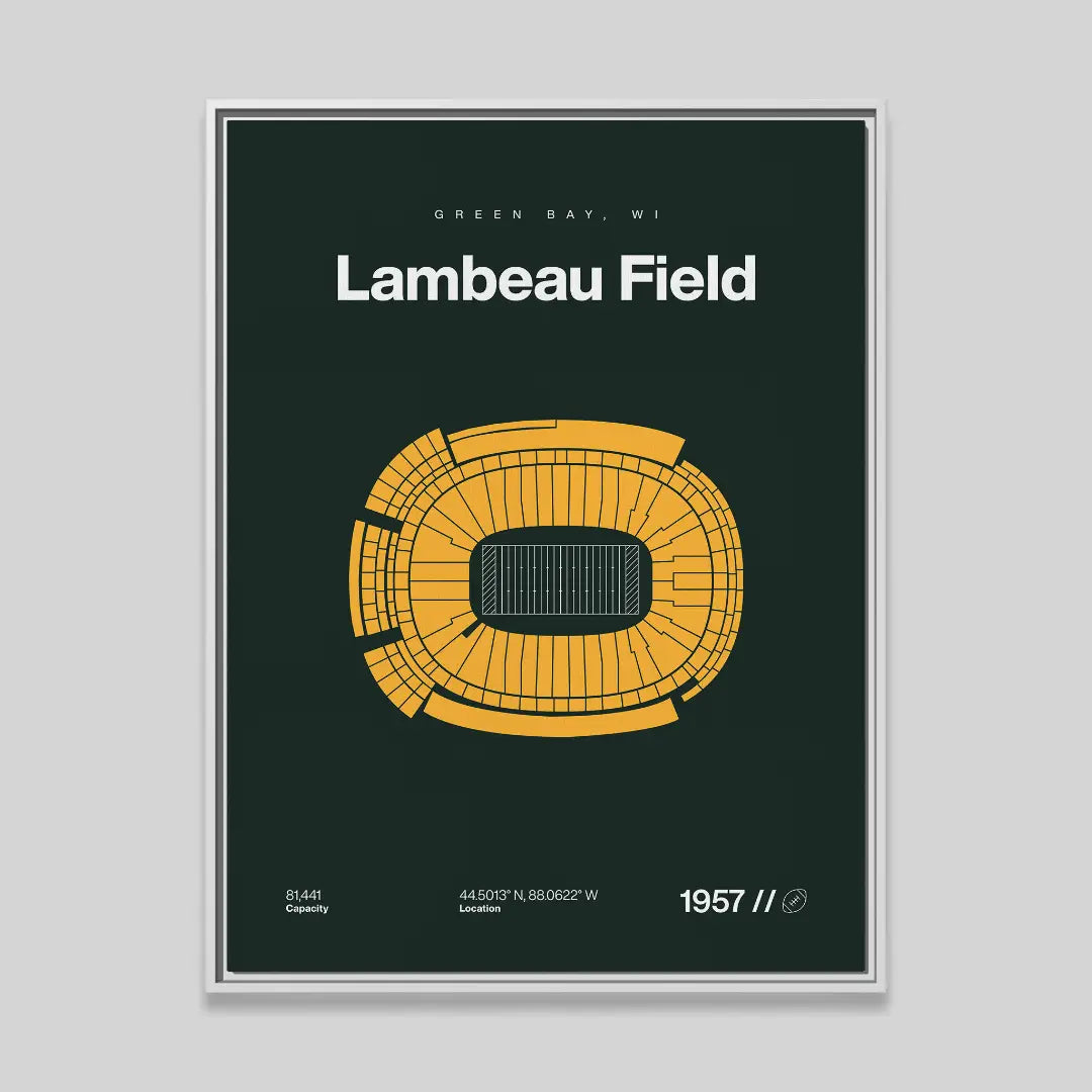 Green Bay Football Stadium Bold