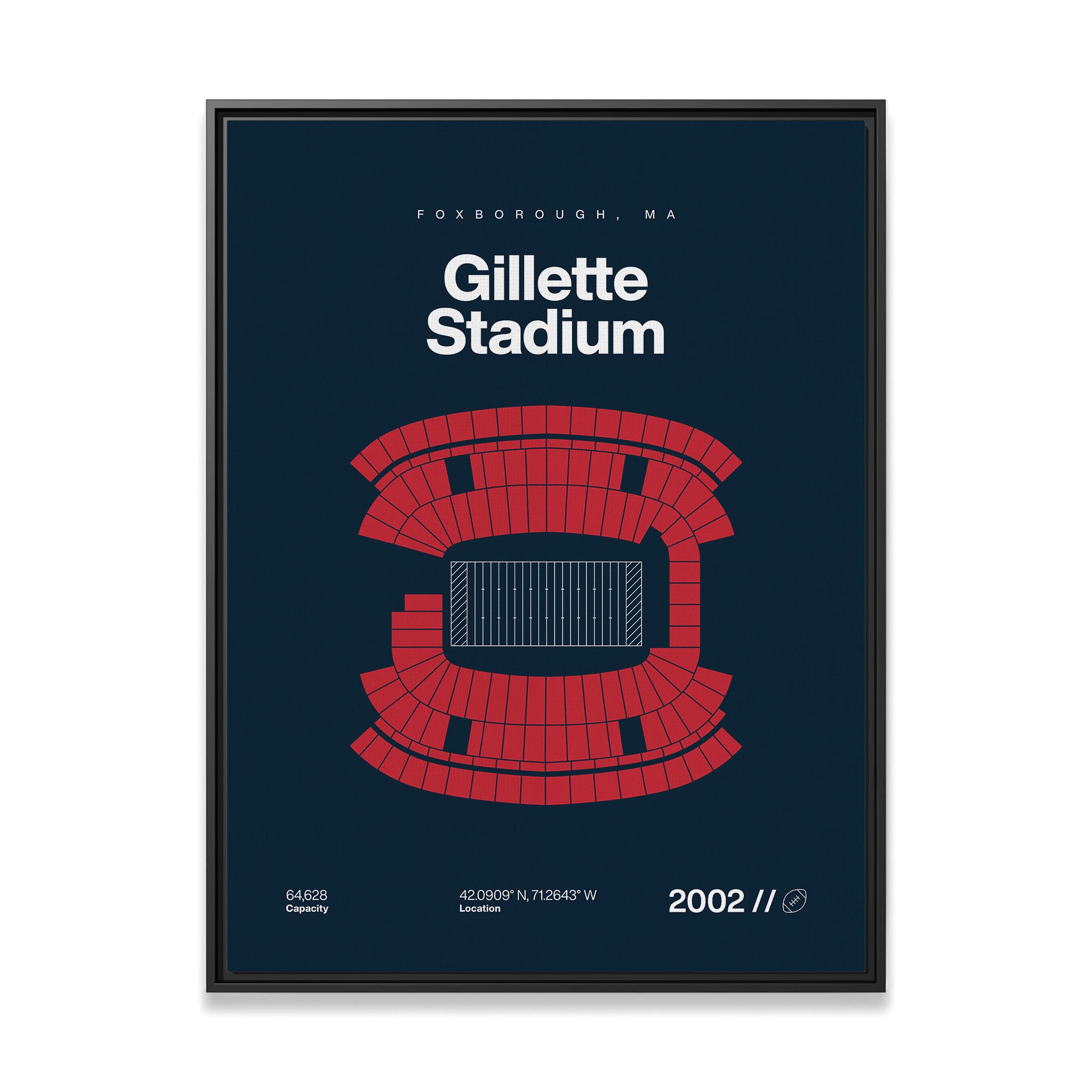 New England Football Stadium Bold