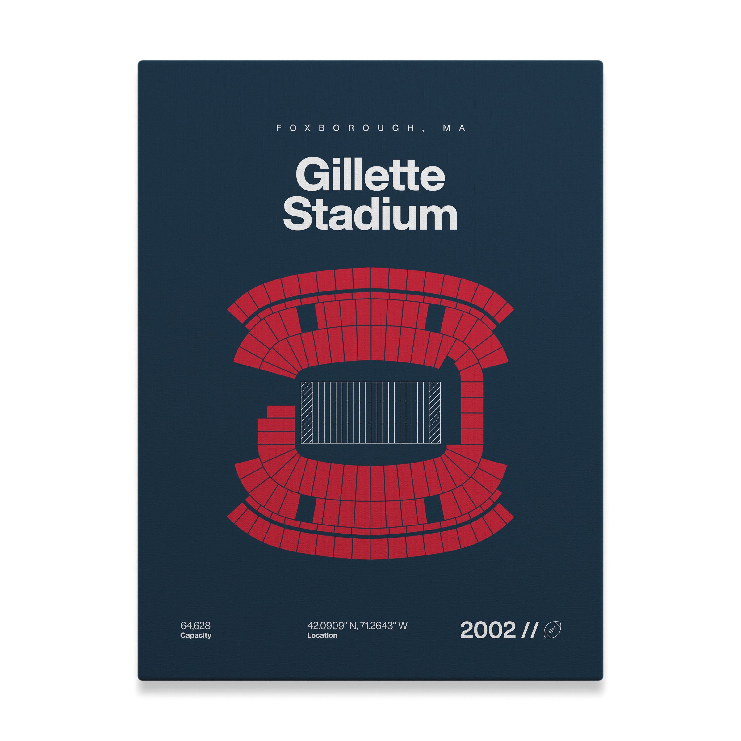 New England Football Stadium Bold