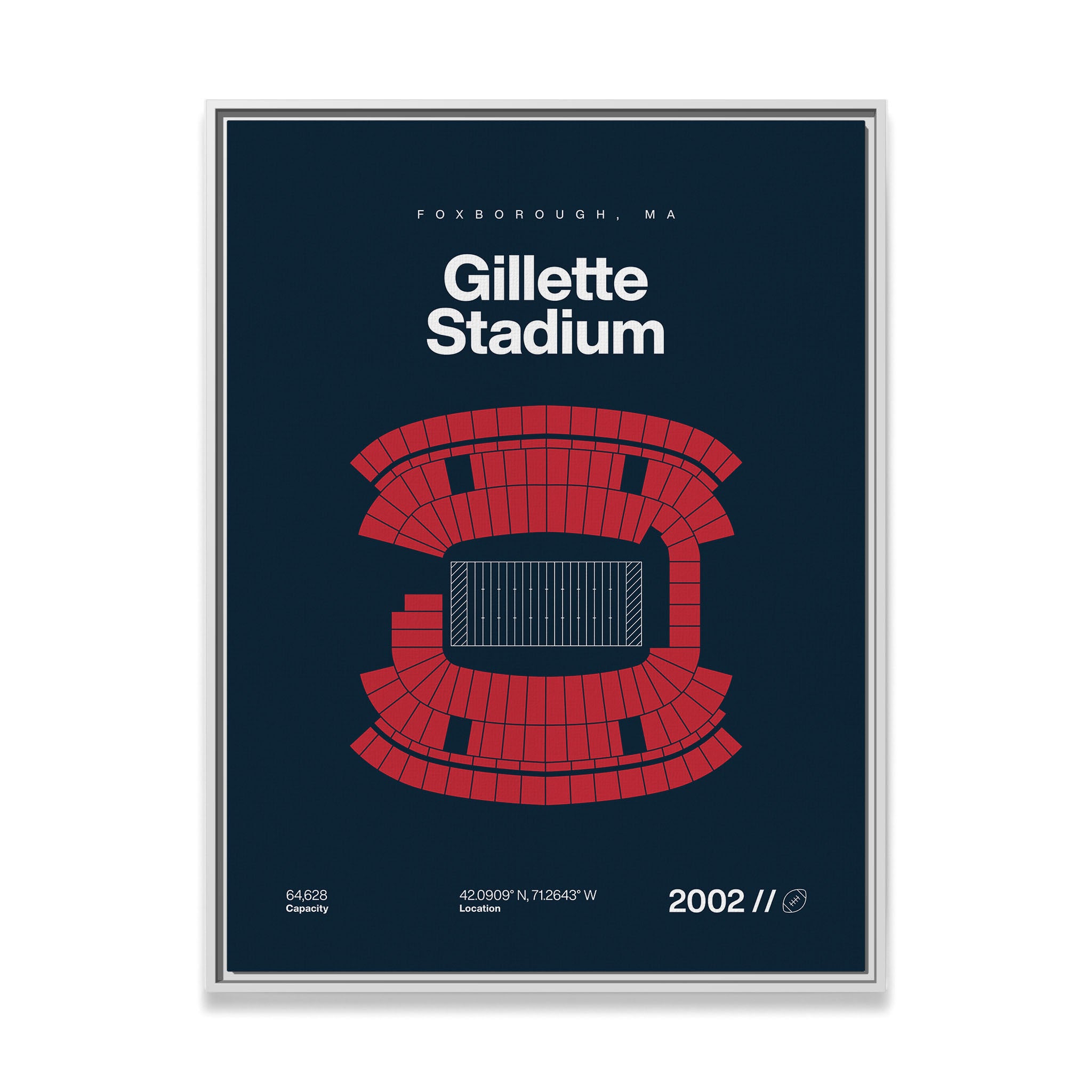 New England Football Stadium Bold