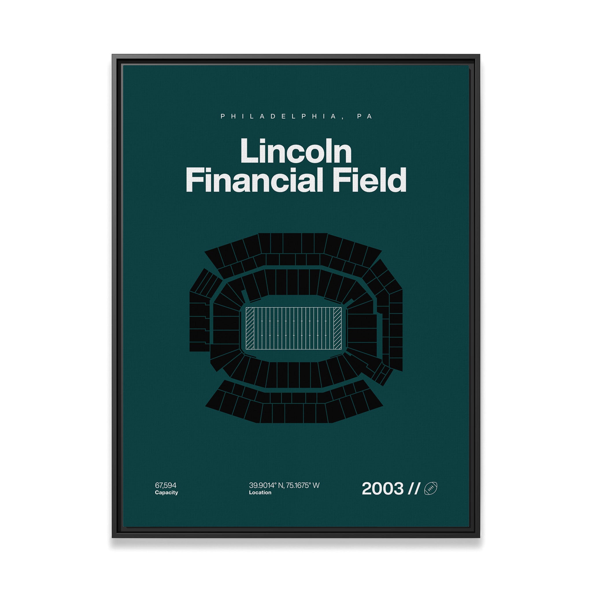 Philadelphia Football Stadium Bold