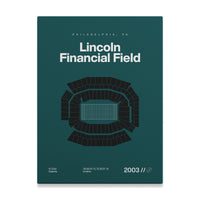 Philadelphia Football Stadium Bold