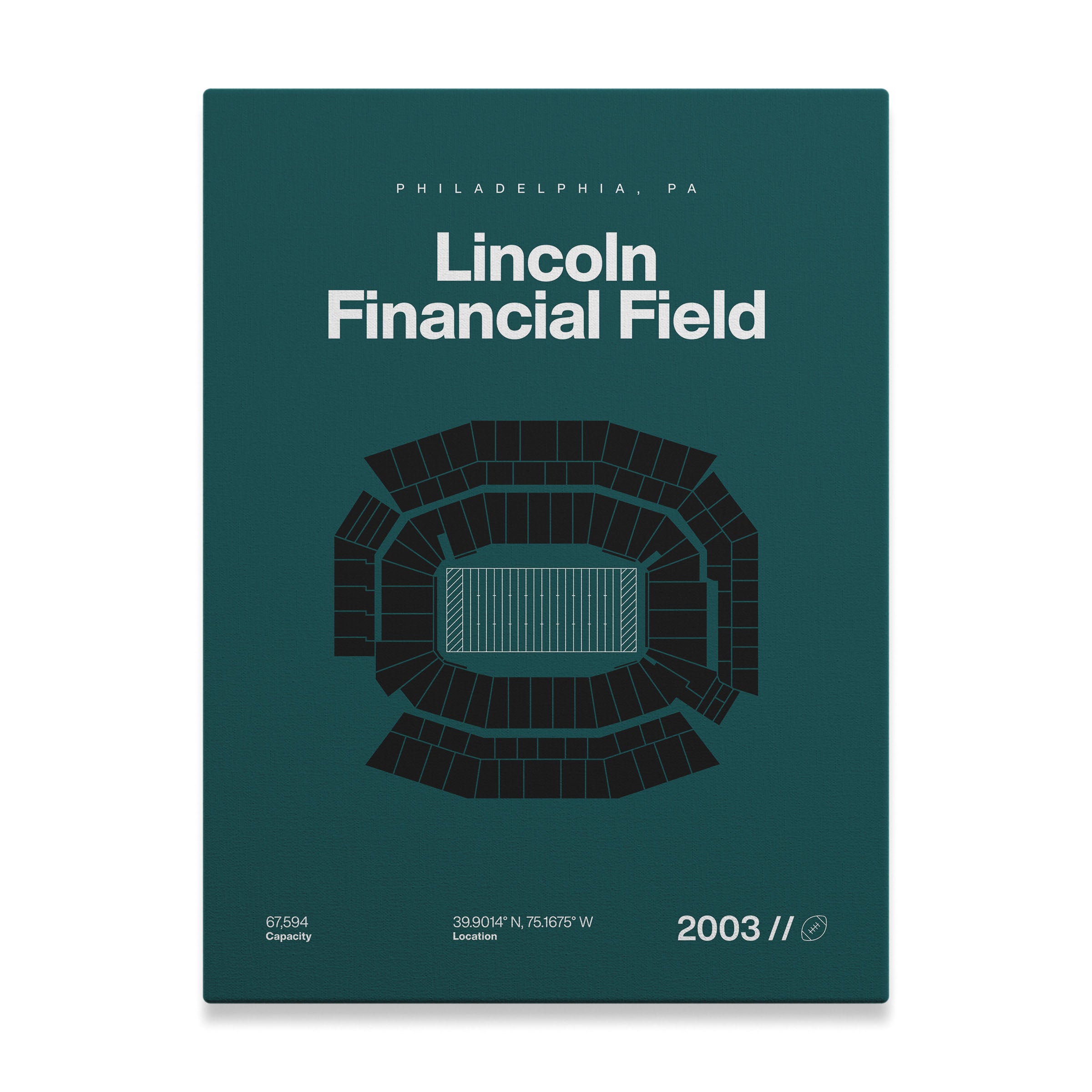 Philadelphia Football Stadium Bold