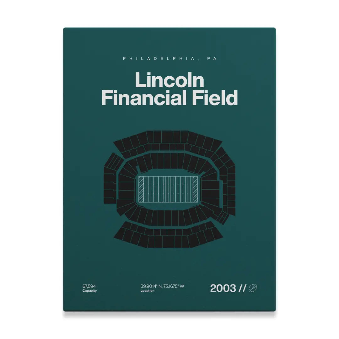 Philadelphia Football Stadium Bold