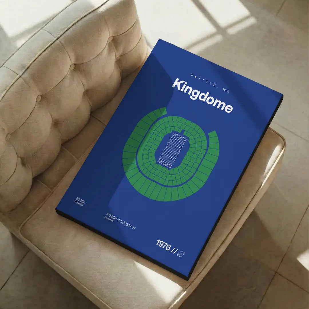 Seattle Retro Football Stadium Bold