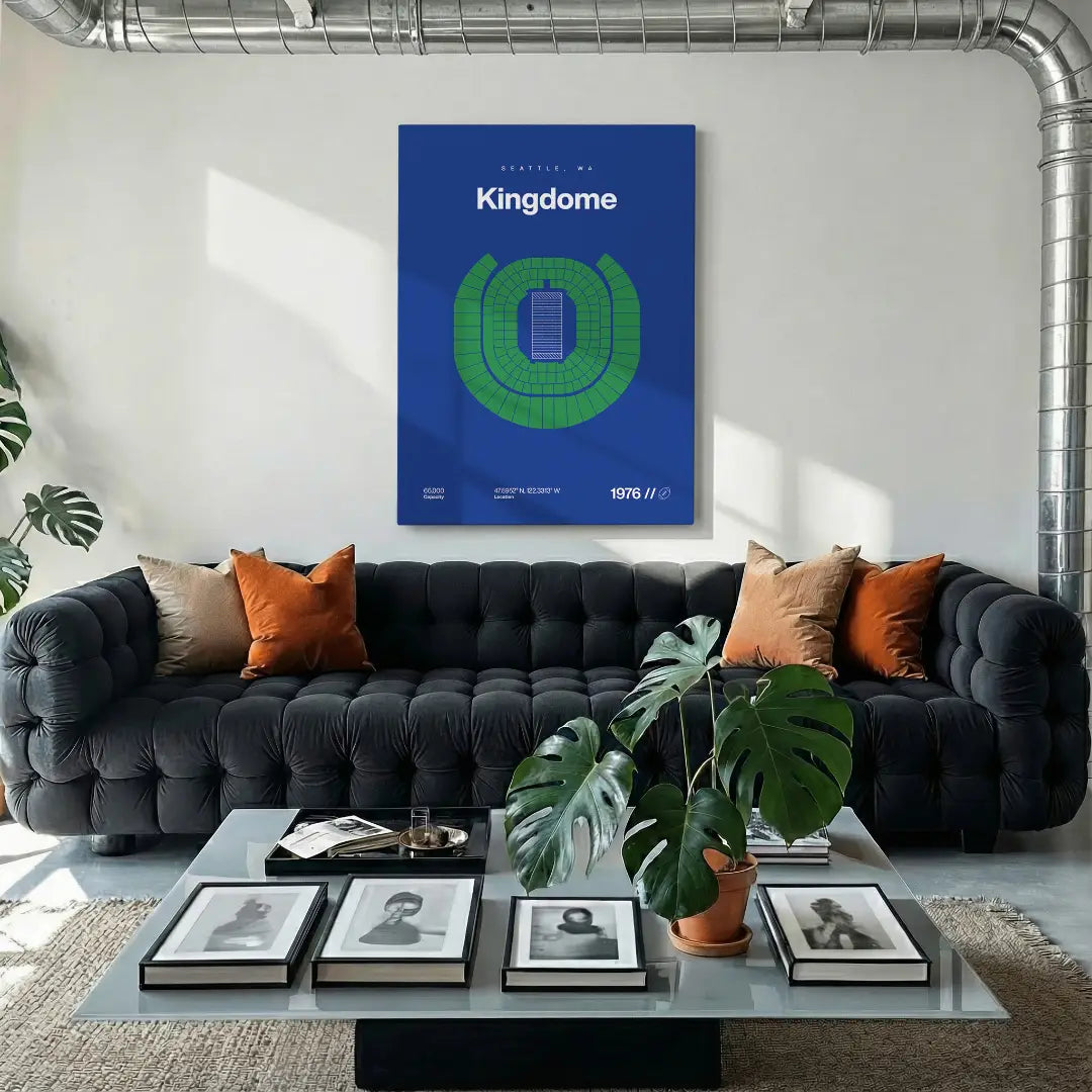 Seattle Retro Football Stadium Bold