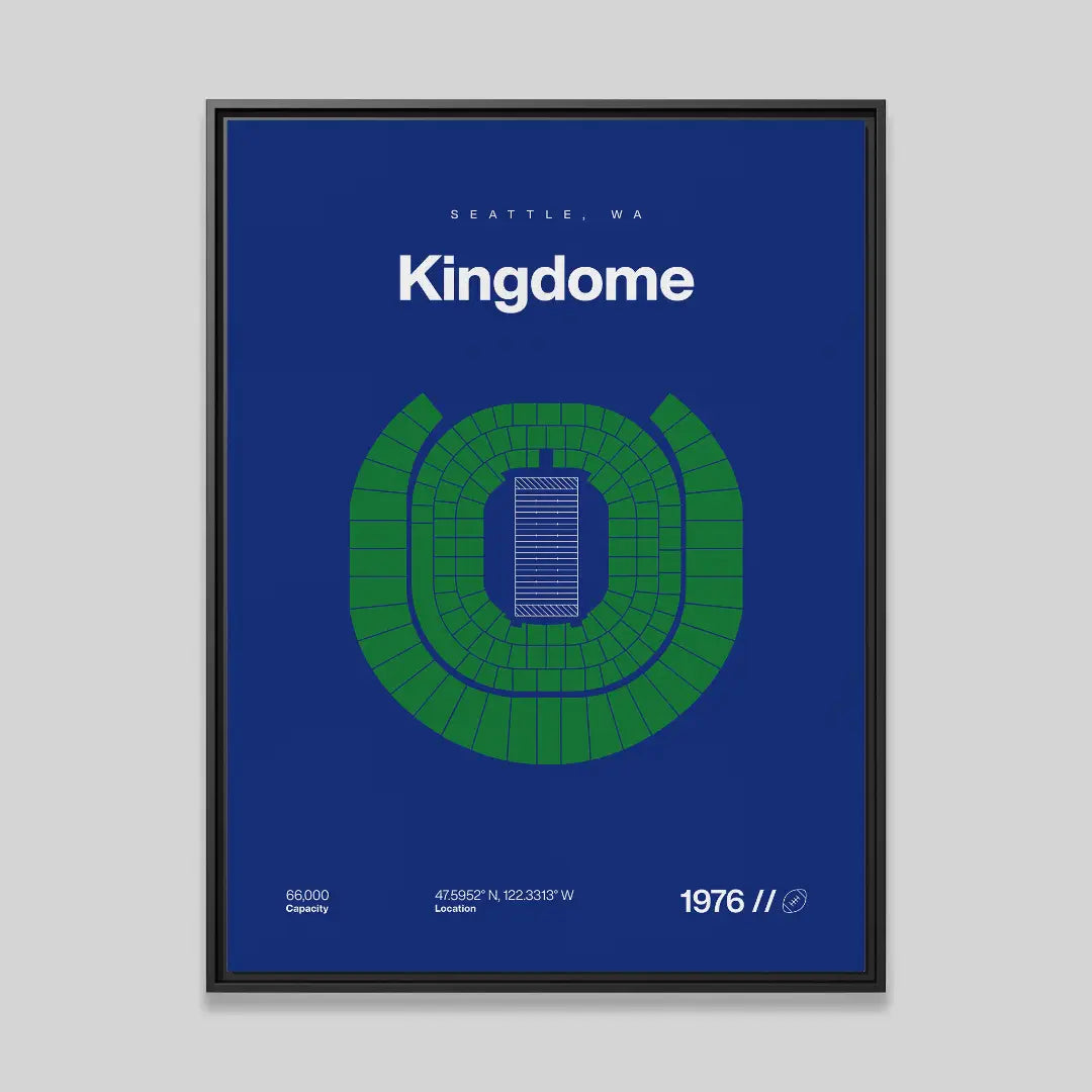 Seattle Retro Football Stadium Bold