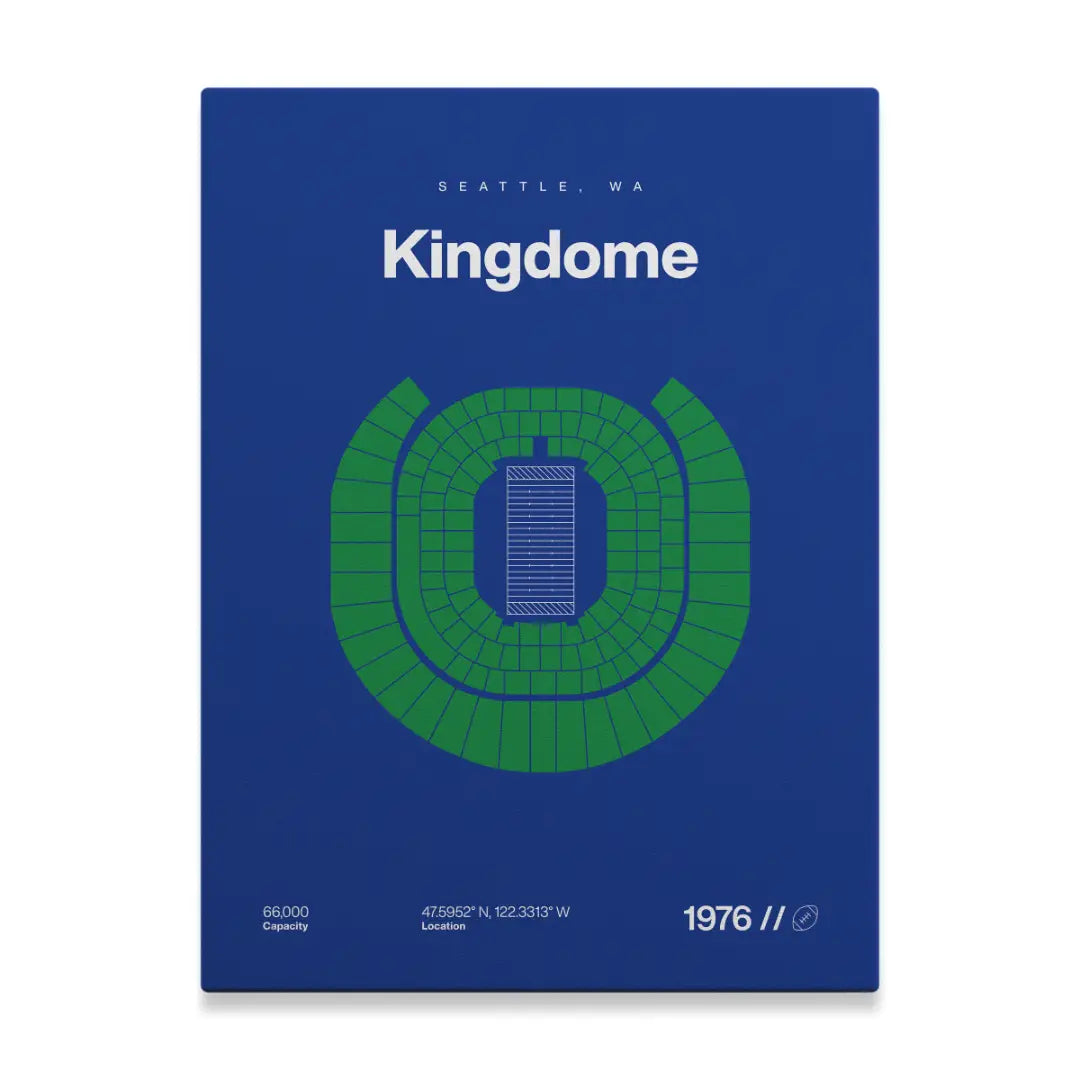 Seattle Retro Football Stadium Bold