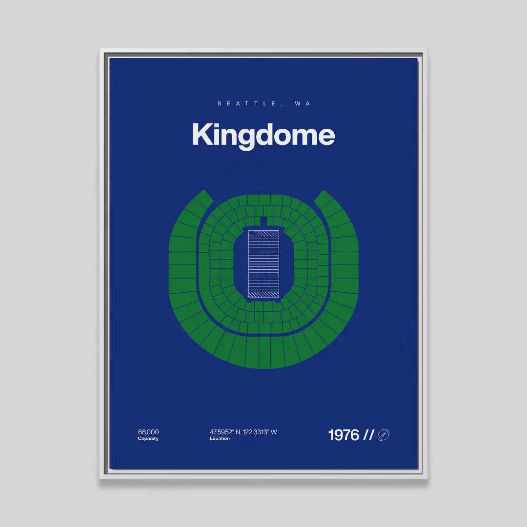 Seattle Retro Football Stadium Bold