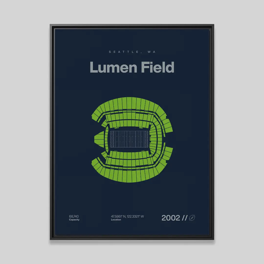 Seattle Football Stadium Bold