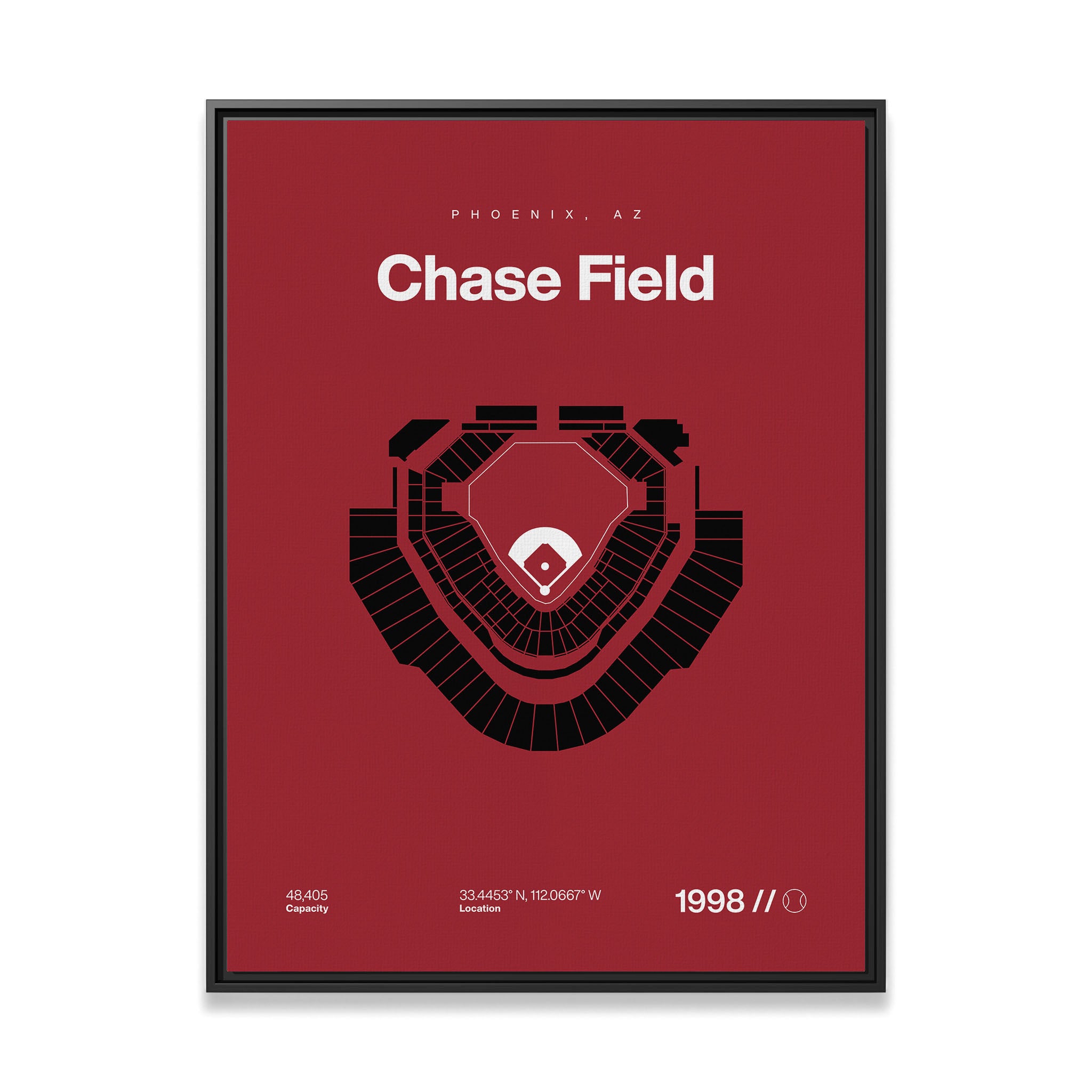 Arizona Baseball Stadium Bold