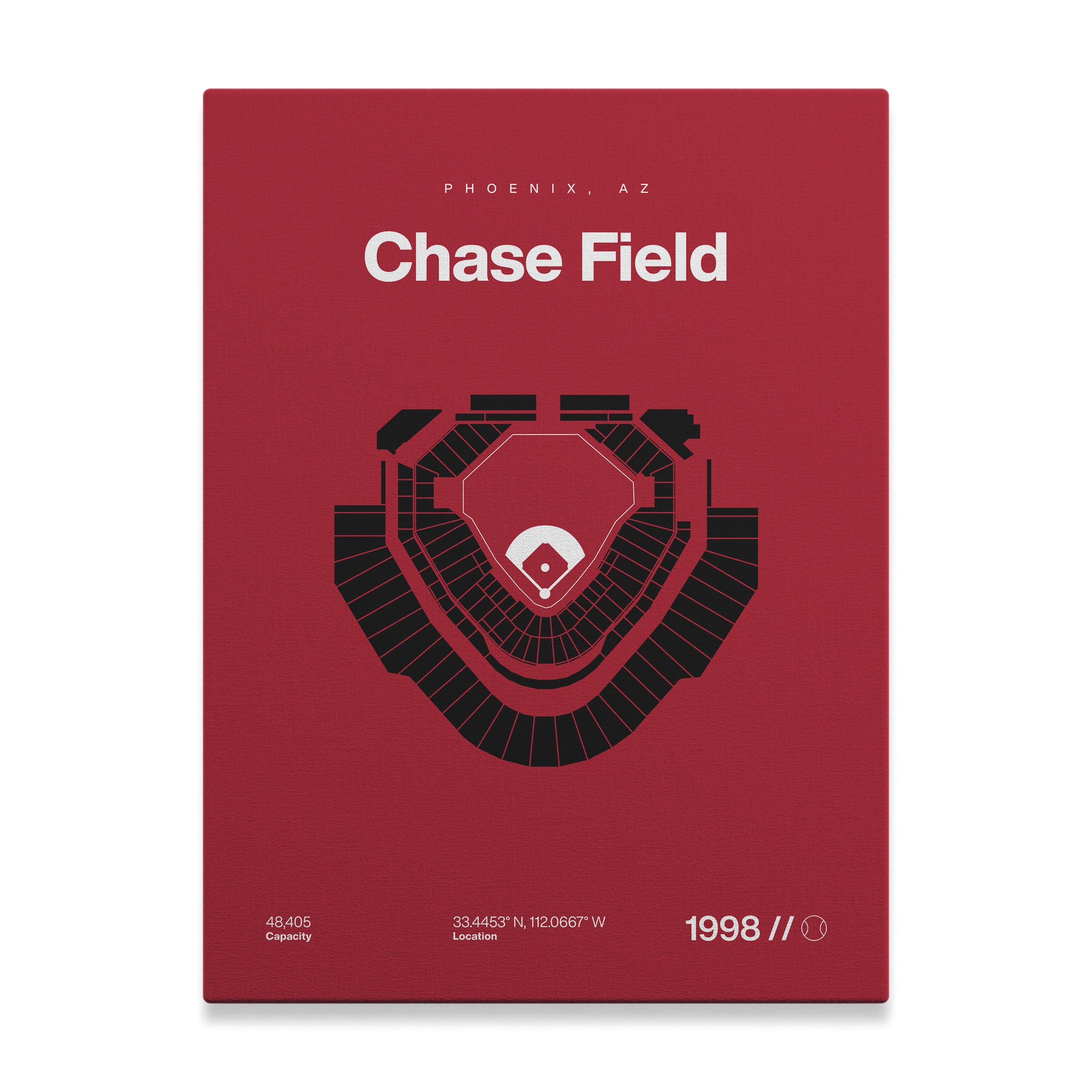 Arizona Baseball Stadium Bold