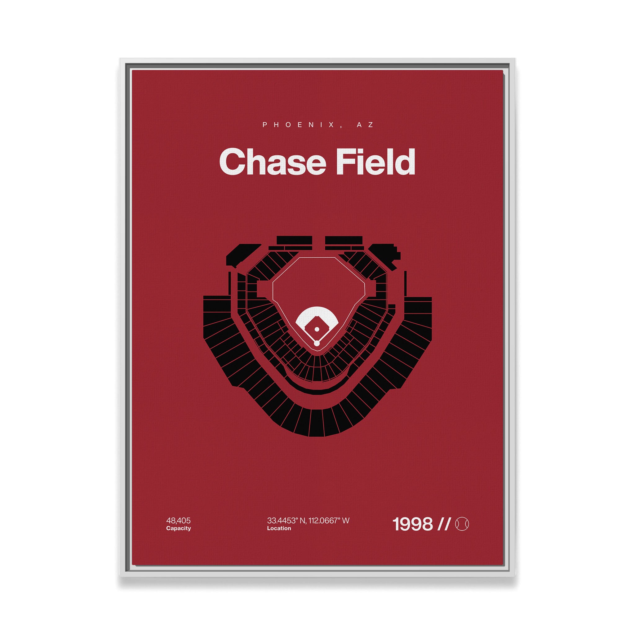 Arizona Baseball Stadium Bold