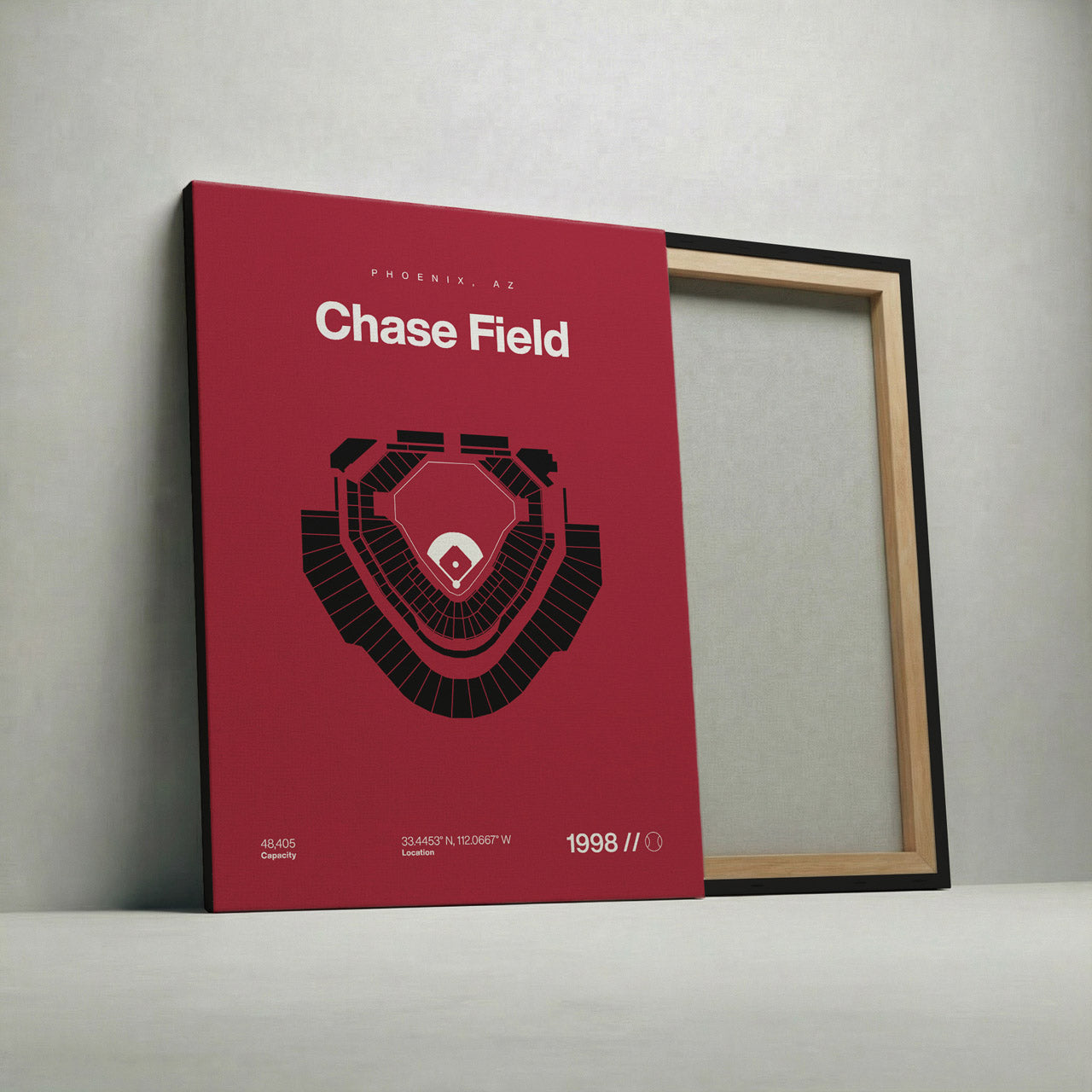 Arizona Baseball Stadium Bold