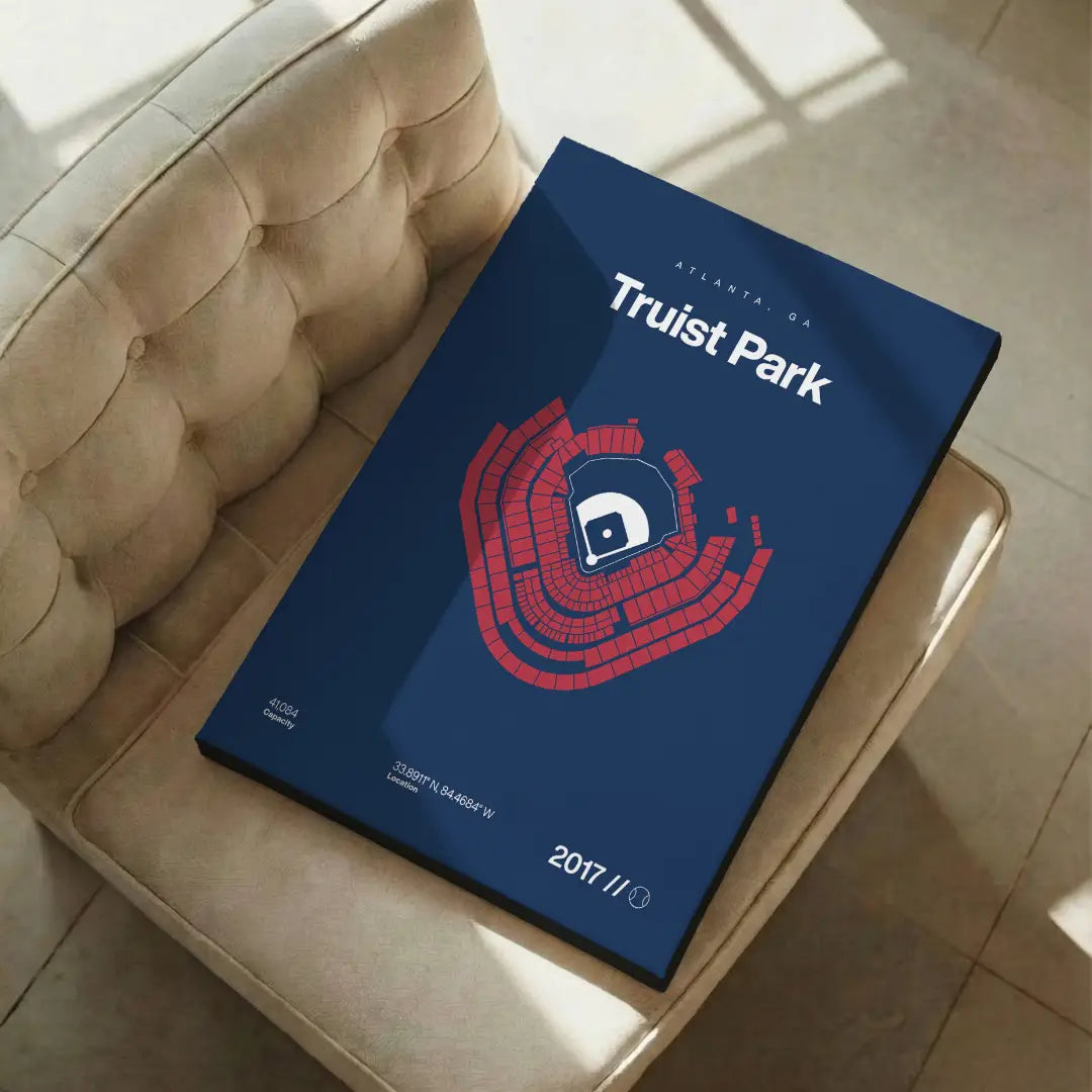 Atlanta Baseball Stadium Bold