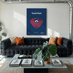 Atlanta Baseball Stadium Bold