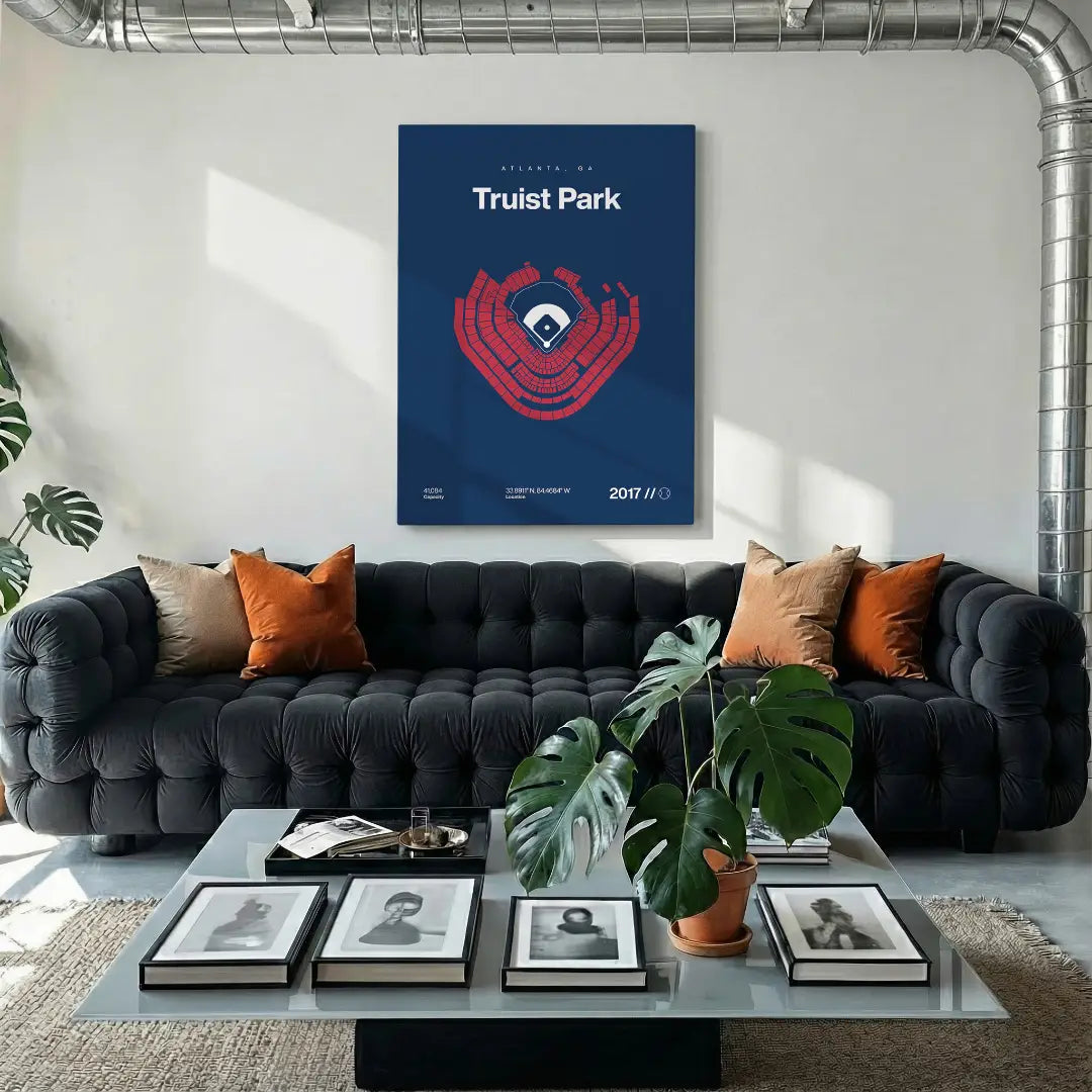 Atlanta Baseball Stadium Bold