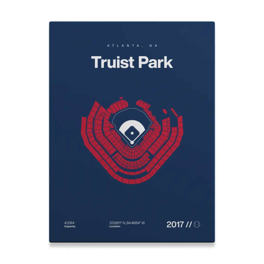 Atlanta Baseball Stadium Bold