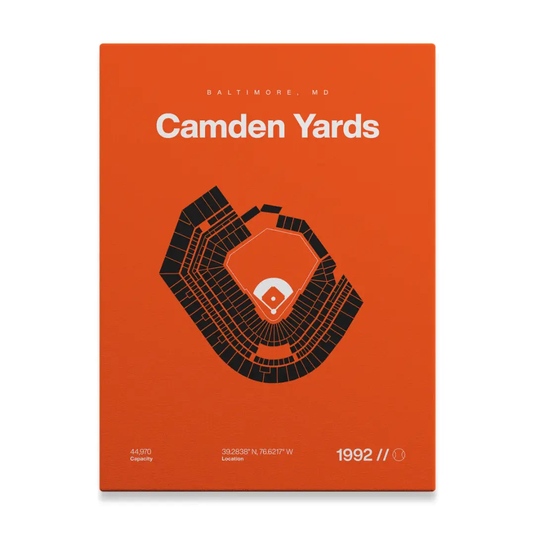 Baltimore Baseball Stadium Bold