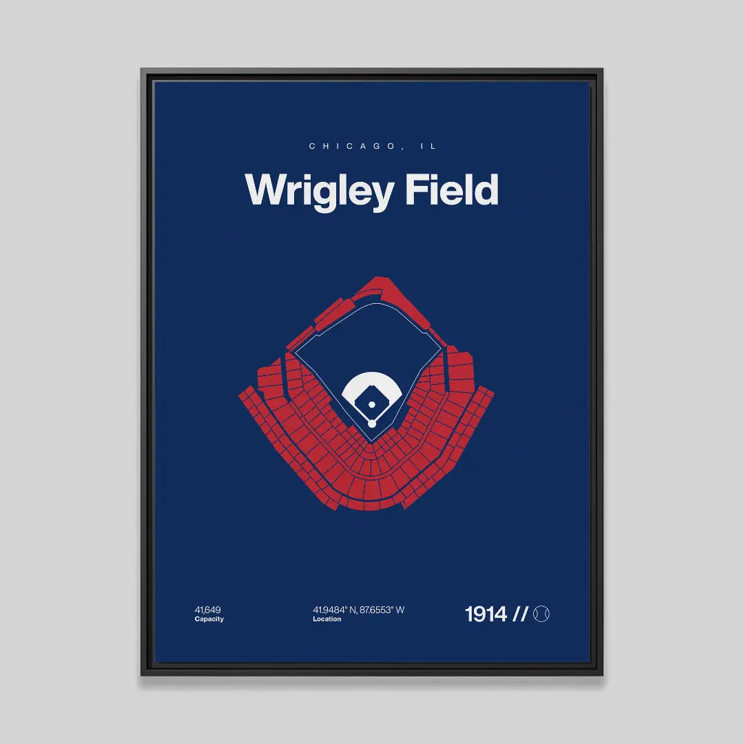 Chicago Baseball Stadium Bold