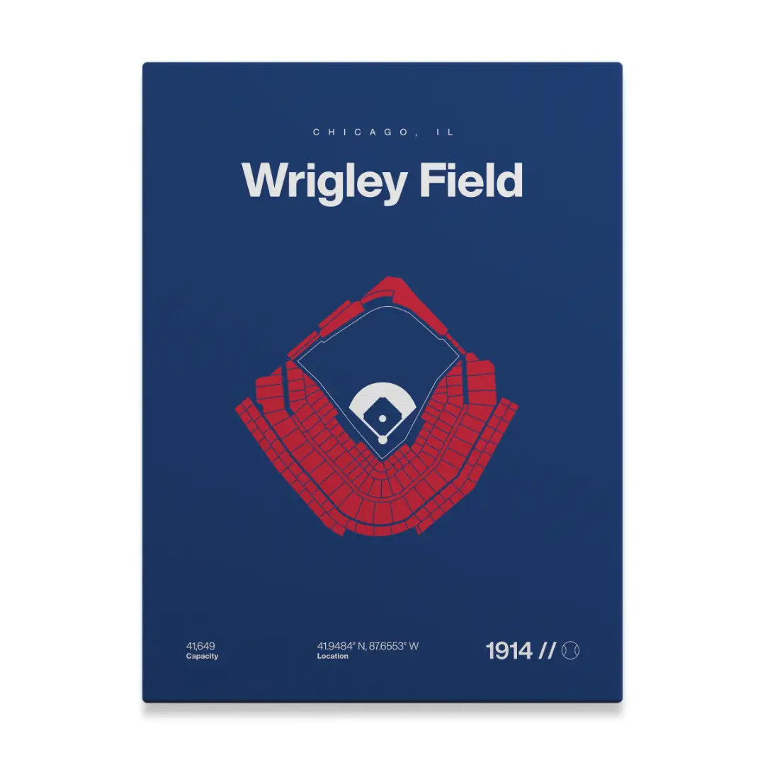 Chicago Baseball Stadium Bold