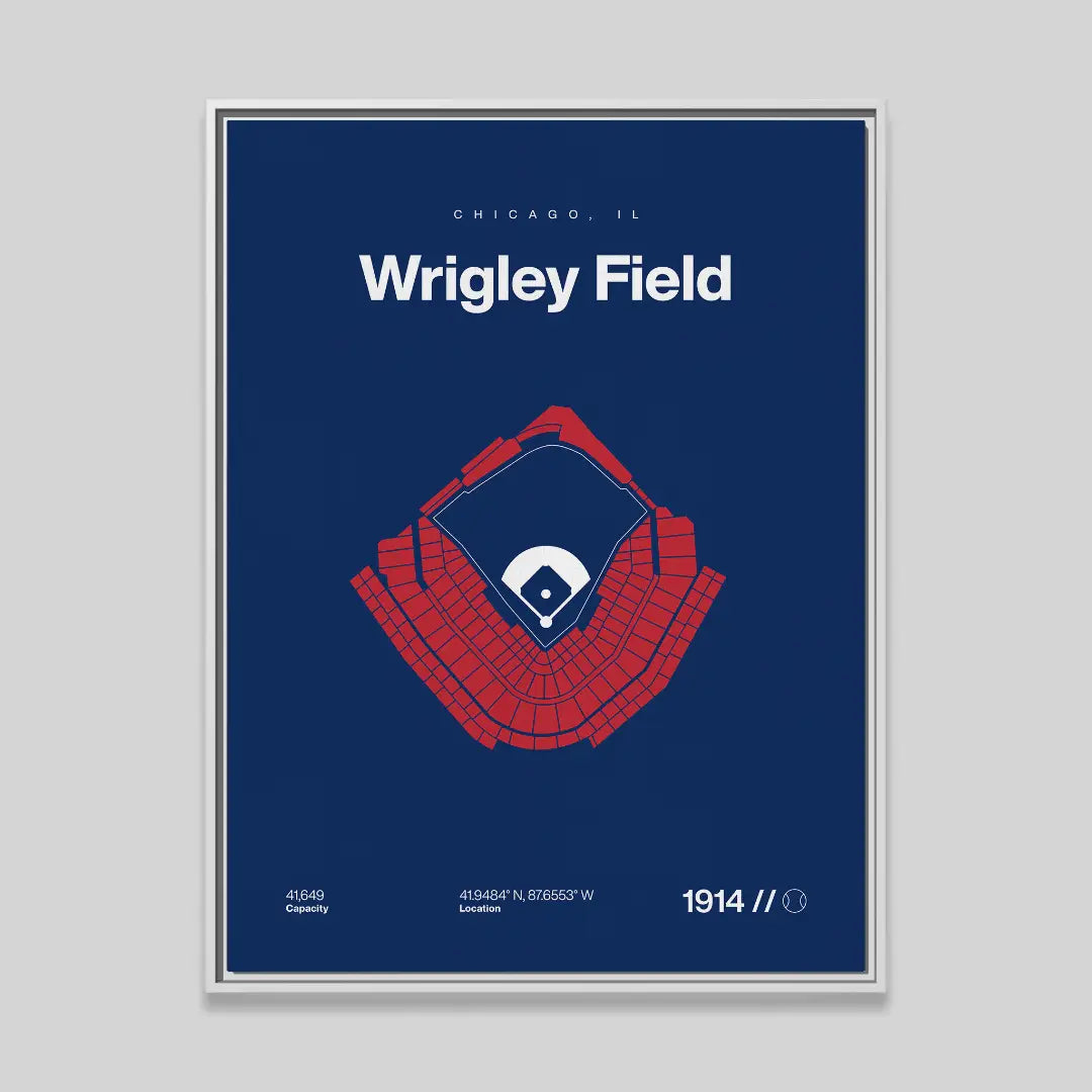 Chicago Baseball Stadium Bold