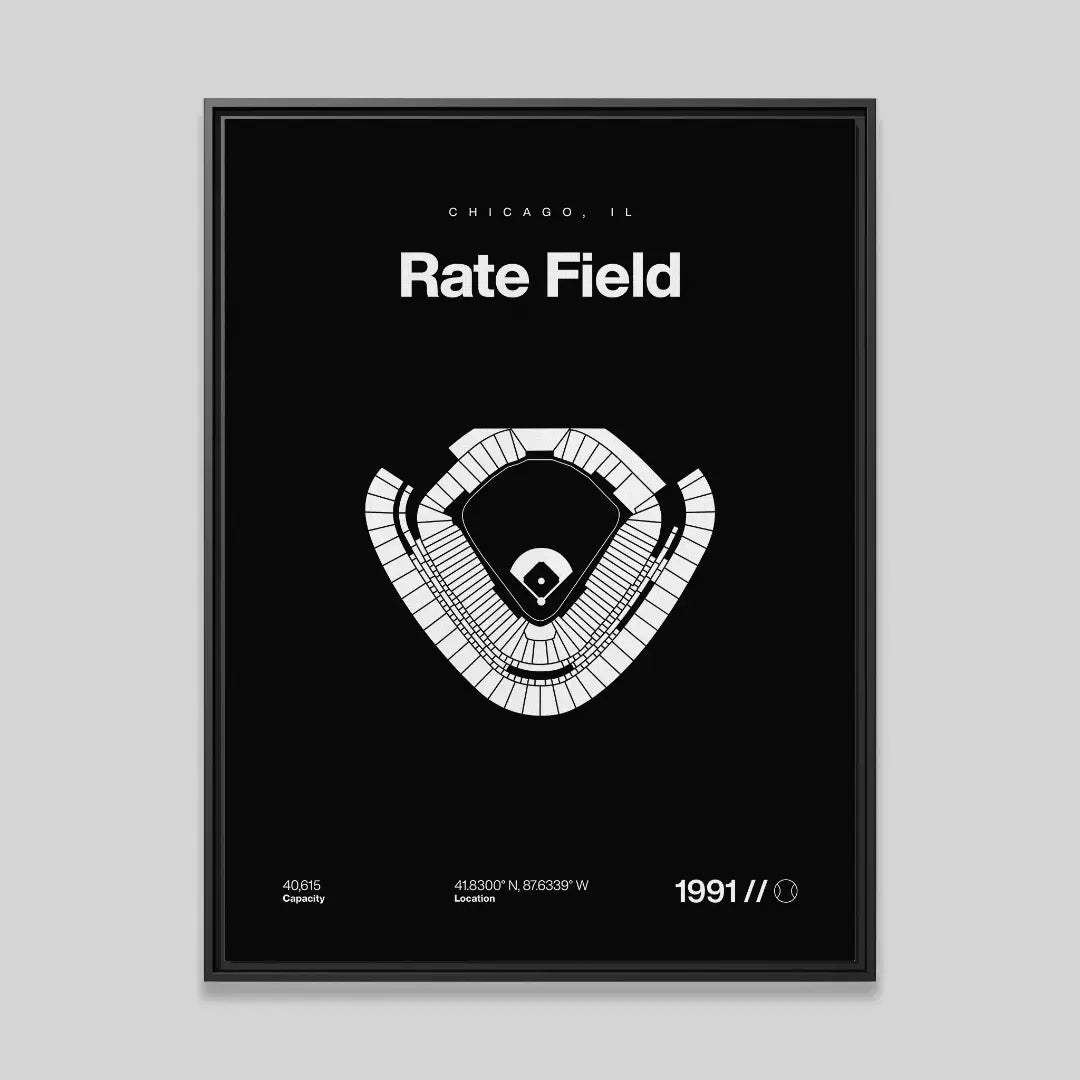 Chicago Baseball Stadium Bold