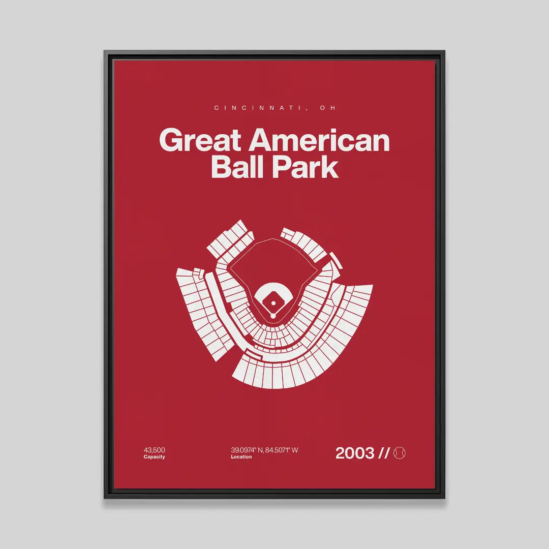 Cincinnati Baseball Stadium Bold