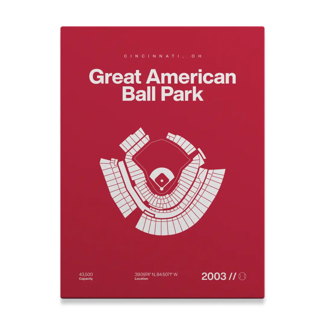 Cincinnati Baseball Stadium Bold