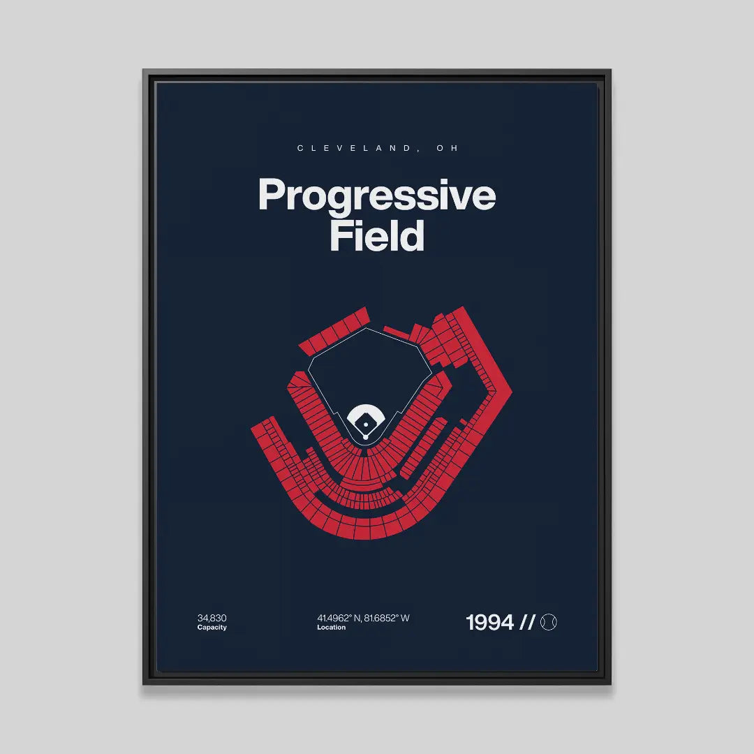 Cleveland Baseball Stadium Bold