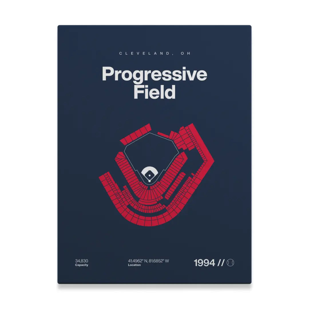 Cleveland Baseball Stadium Bold