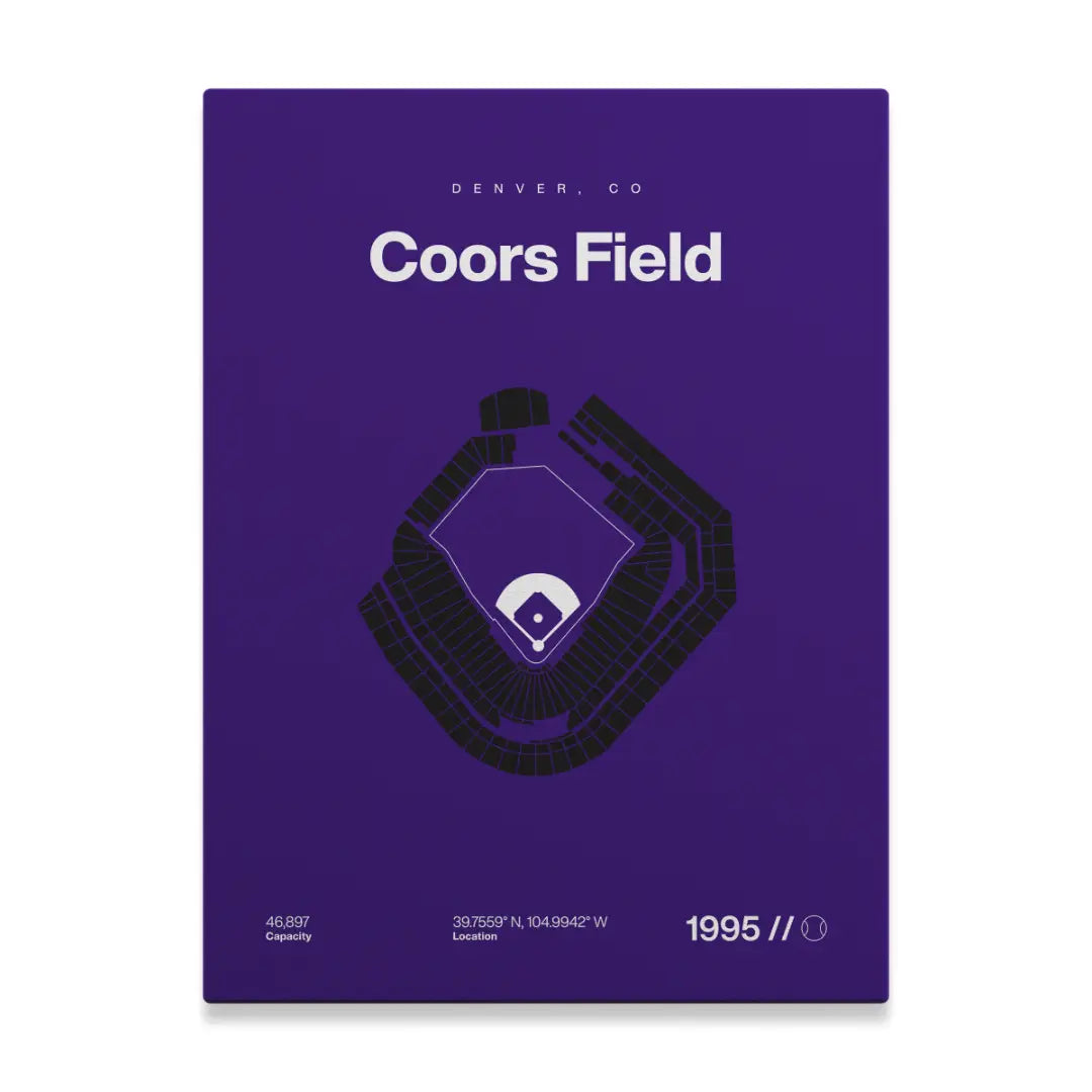 Colorado Baseball Stadium Bold