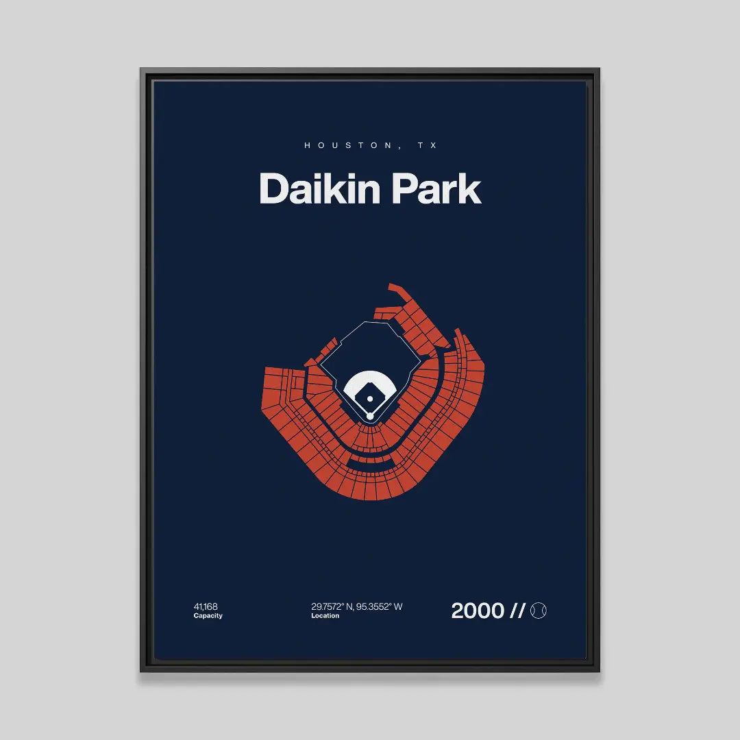 Houston Baseball Stadium Bold