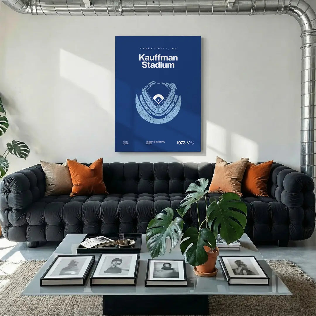 Kansas City Baseball Stadium Bold