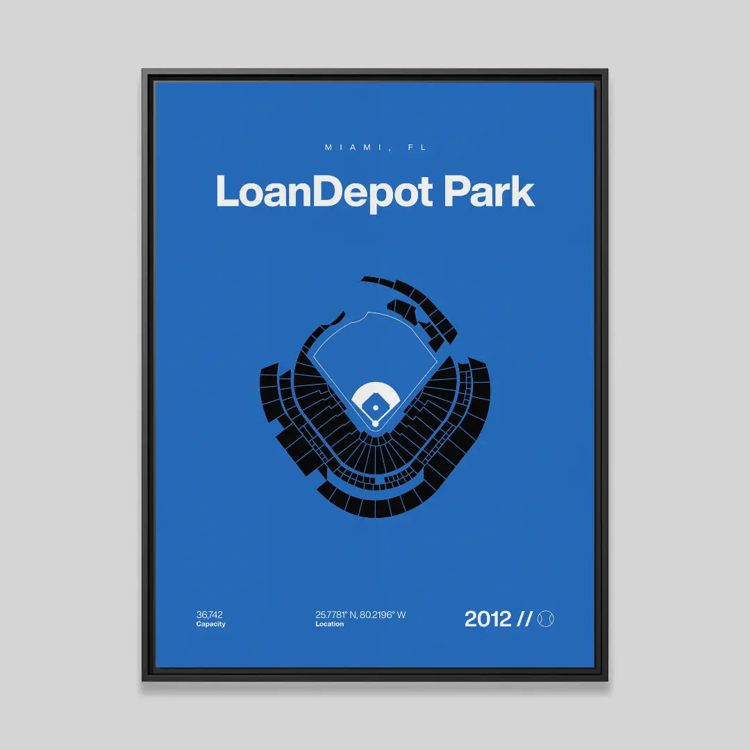 Miami Baseball Stadium Bold