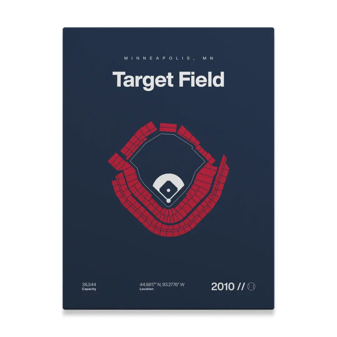 Minnesota Baseball Stadium Bold