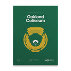 Oakland Retro Baseball Stadium Bold