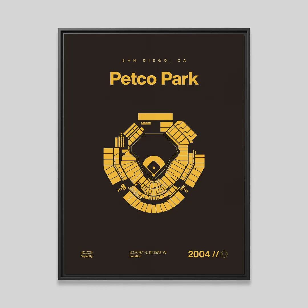 San Diego Baseball Stadium Bold