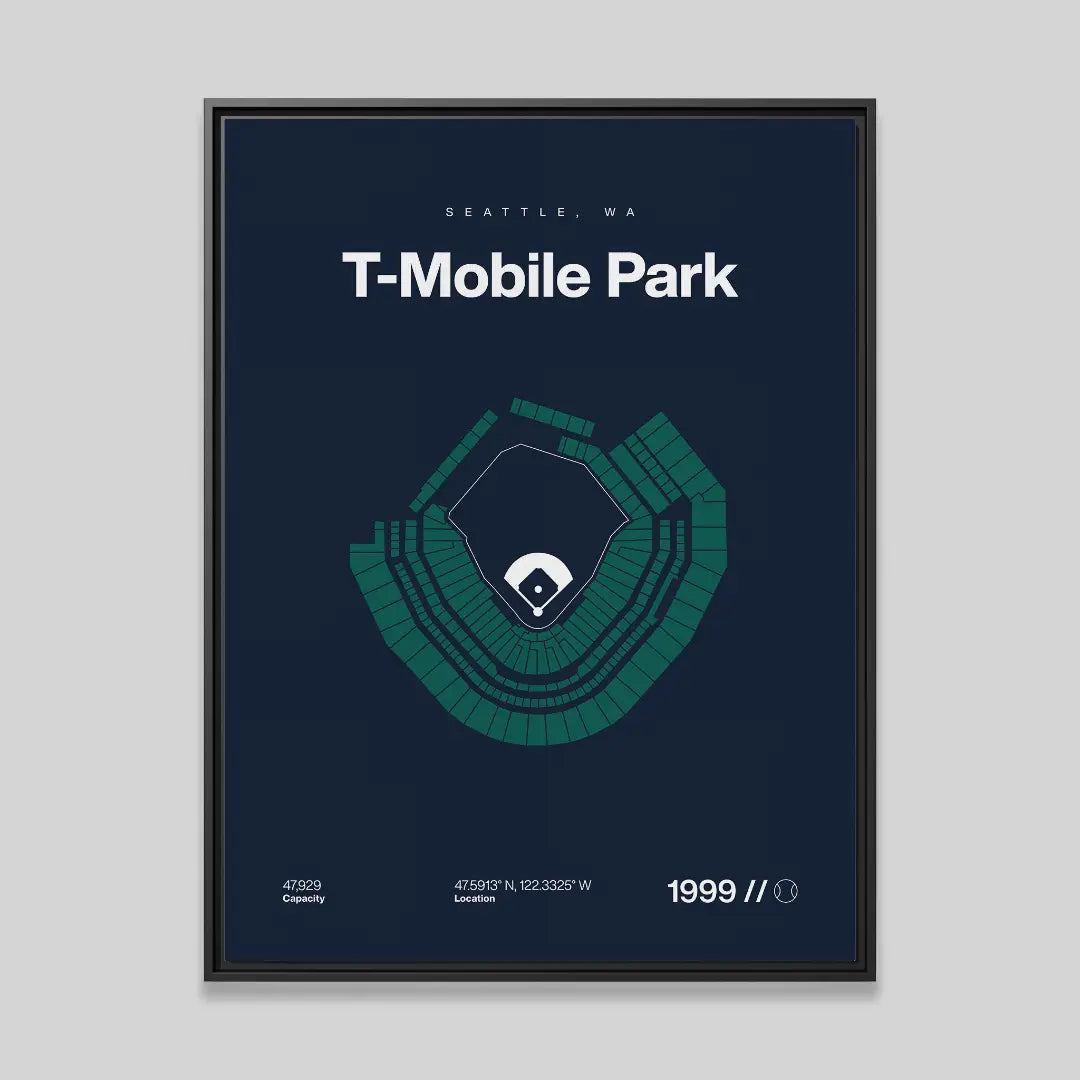 Seattle Baseball Stadium Bold