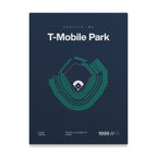 Seattle Baseball Stadium Bold